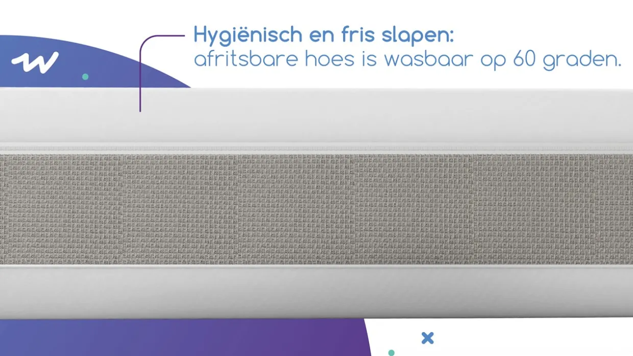 Aanpasbaar Wave Cool by M line matras