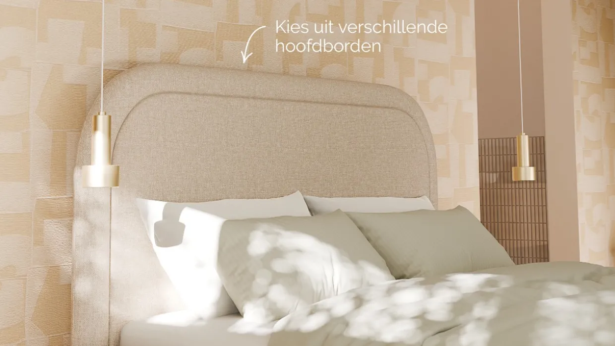 Bed Amber - Linen touch