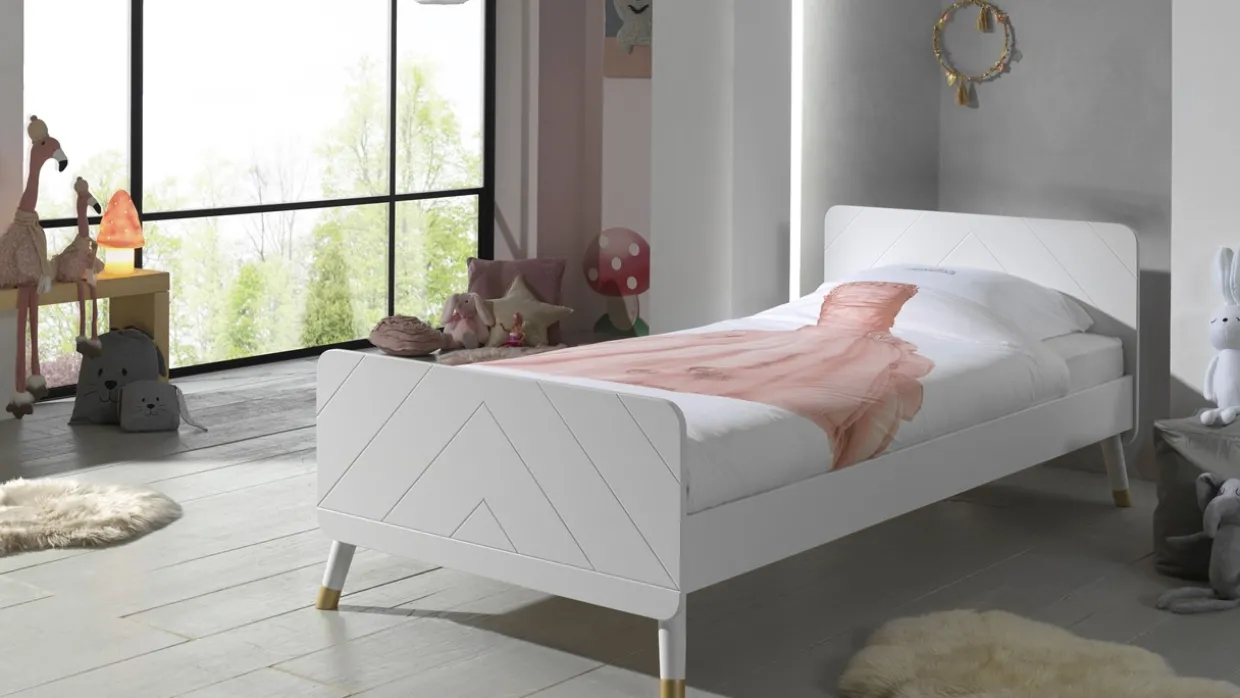 Bed Billy met nachtkast en bureau