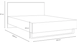 Bed Craft met lattenbodems Bossflex 400 en Maxi Plus Pure matrassen