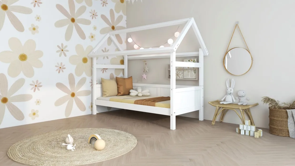 Bedbank Puck met dakframe