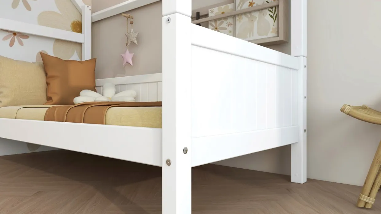 Bedbank Puck met dakframe