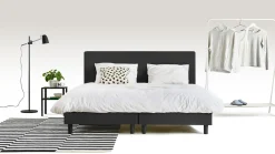 Box Ambra met Silver Pocket Deluxe Foam matras