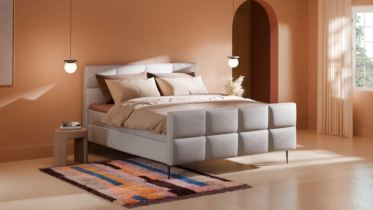 Boxspring Crystal - Linen touch