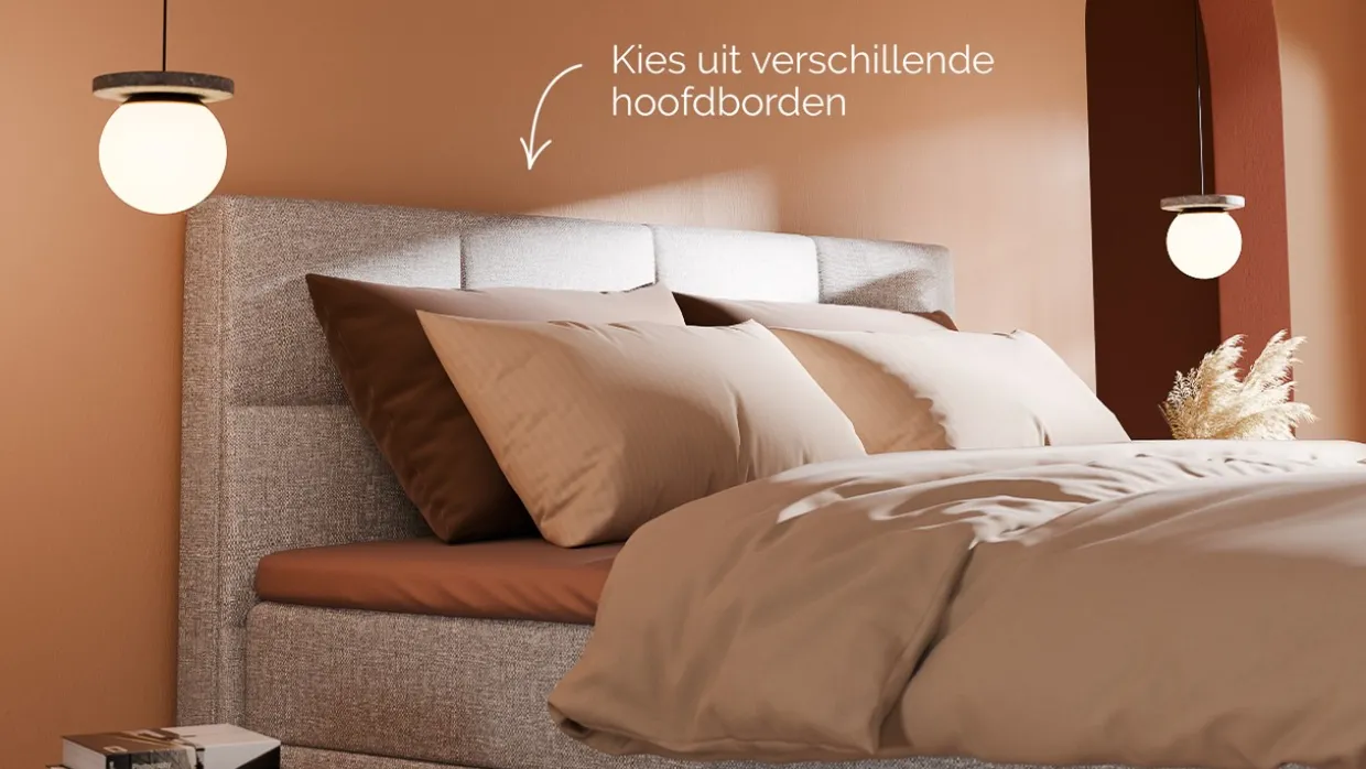 Boxspring Crystal - Linen touch