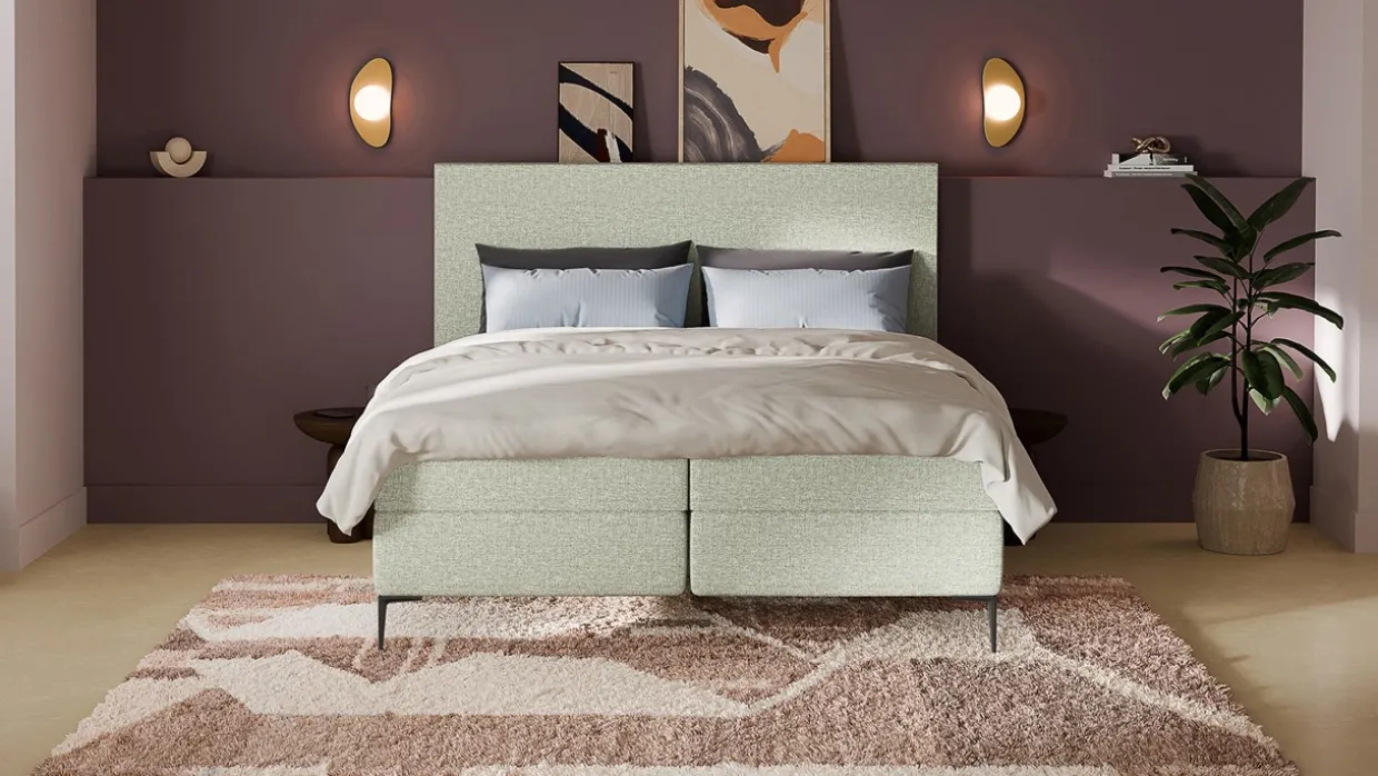 Boxspring Emerald - Bold touch