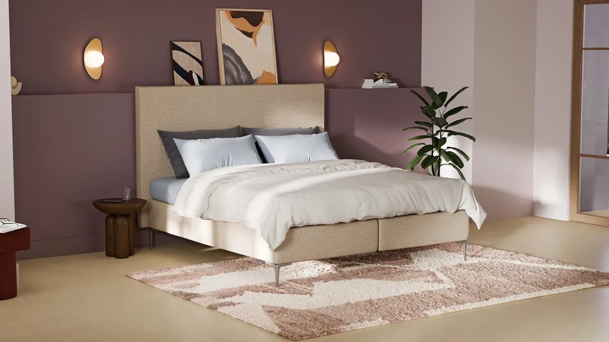 Boxspring Emerald met Silver Pocket Deluxe Foam matras
