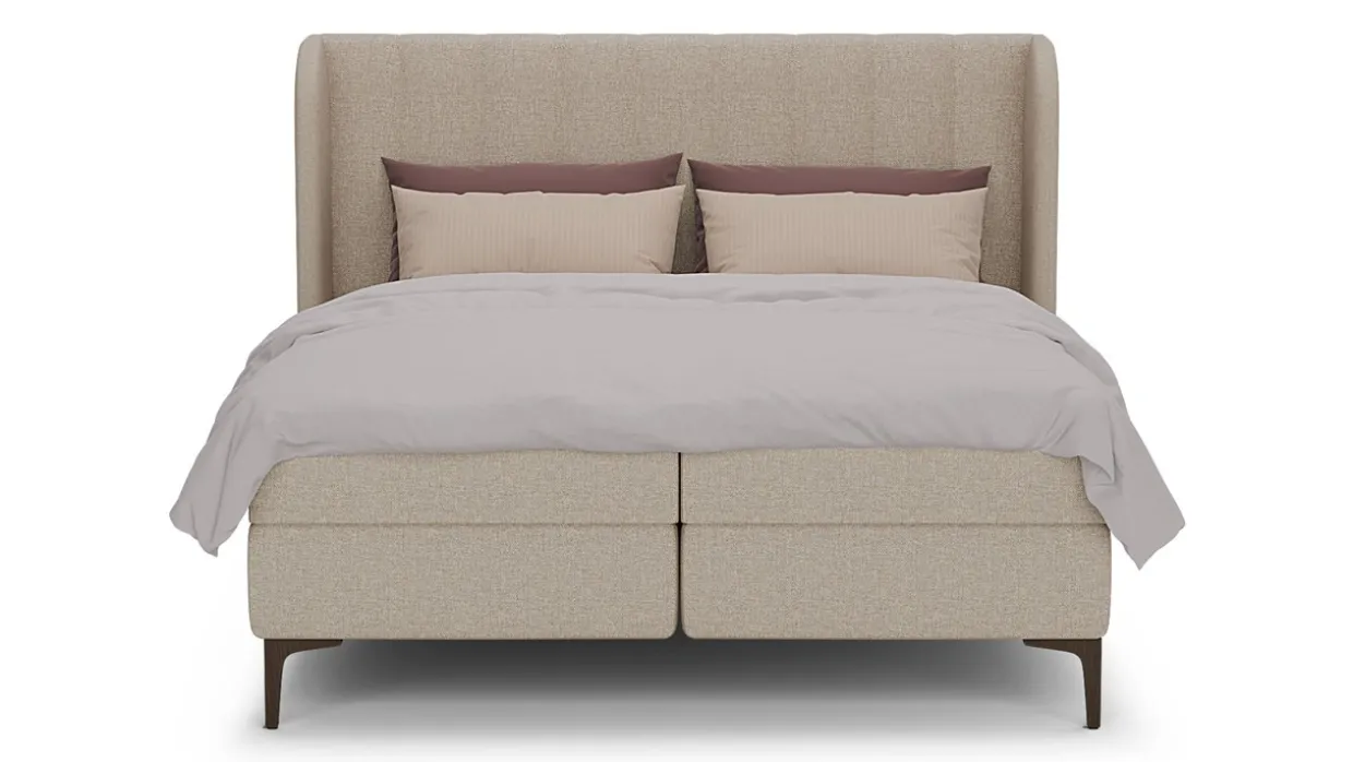 Boxspring Ivory - Linen touch