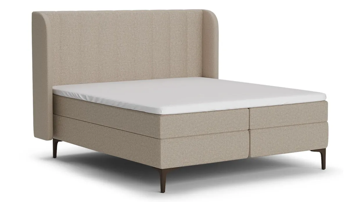 Boxspring Ivory - Linen touch