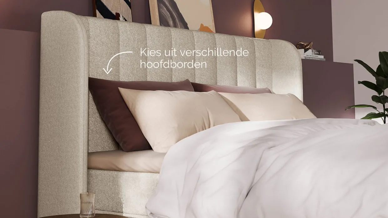 Boxspring Ivory - Pure touch