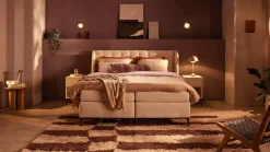Boxspring Ivory - Soft teddy