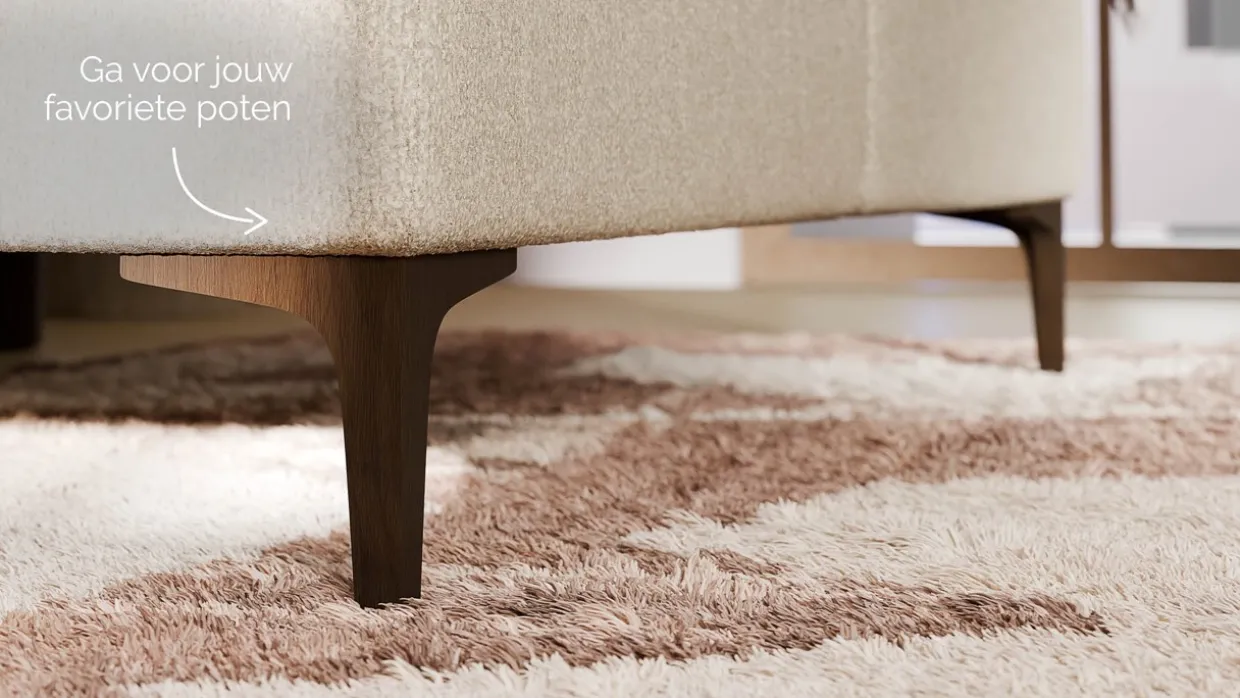 Boxspring Ivory - Soft teddy