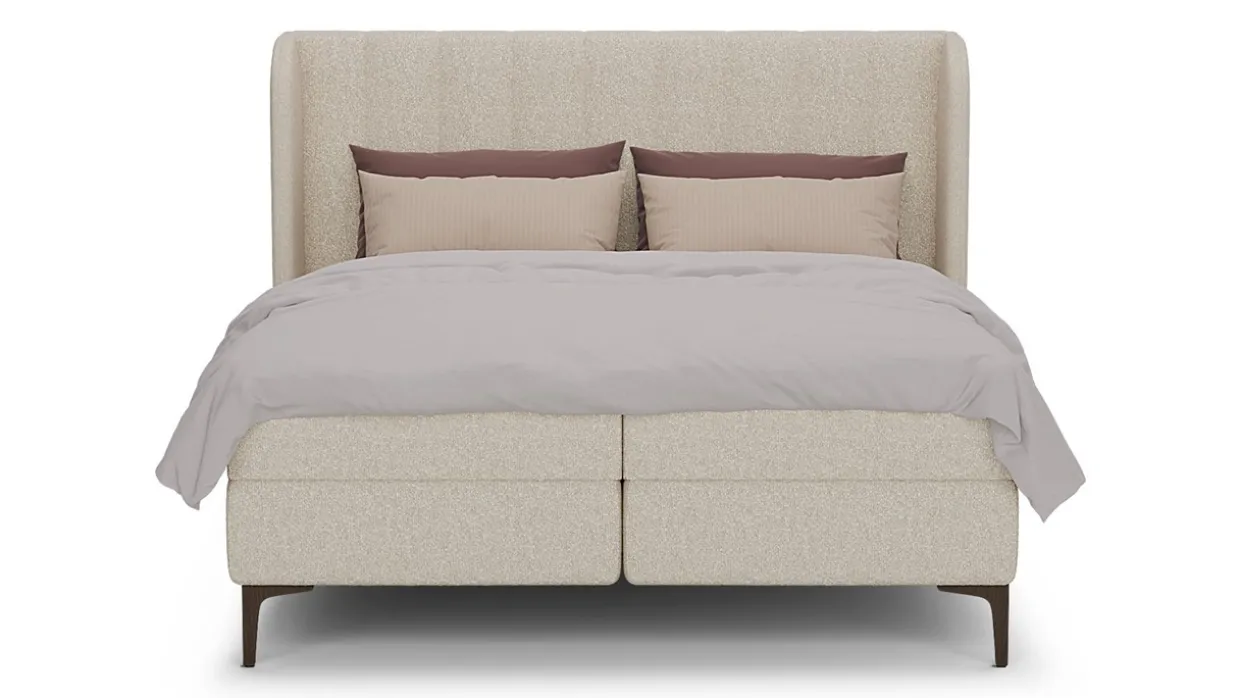 Boxspring Ivory - Soft teddy