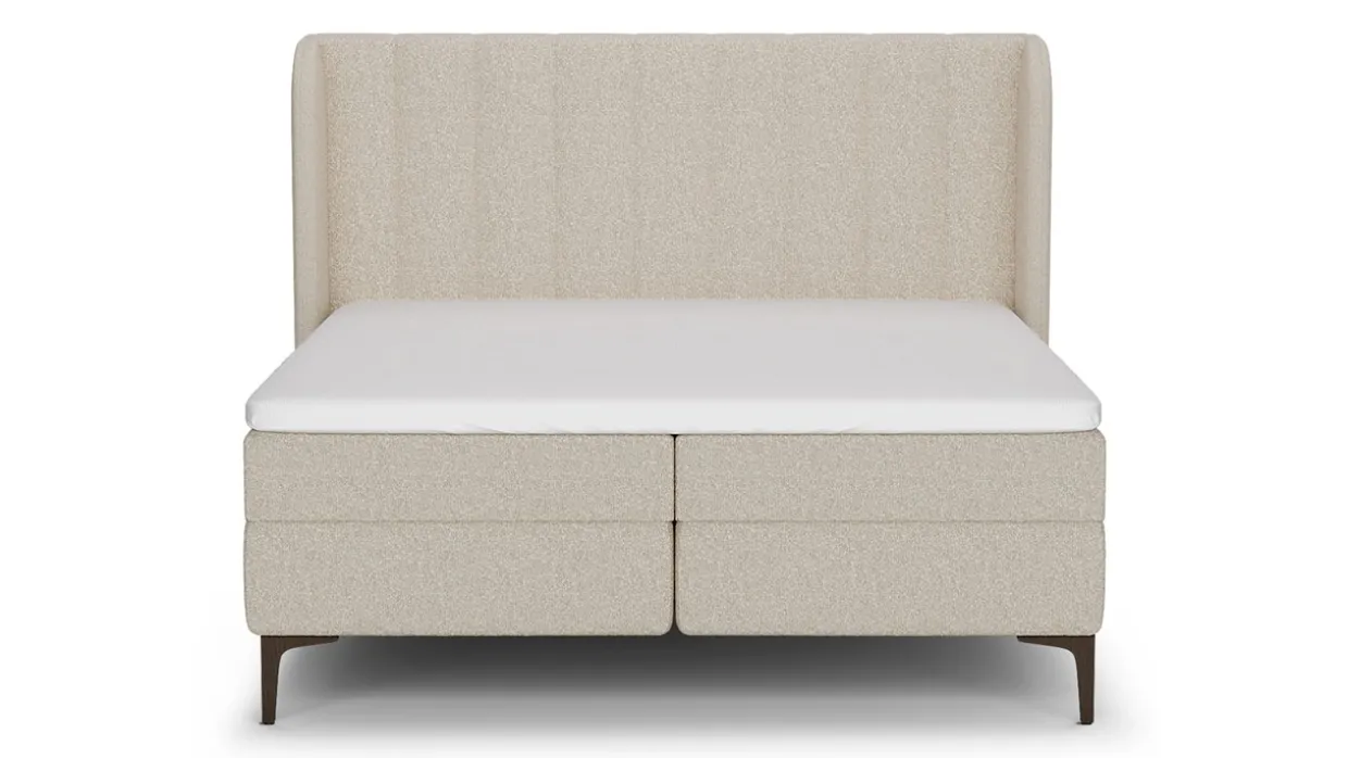 Boxspring Ivory - Soft teddy