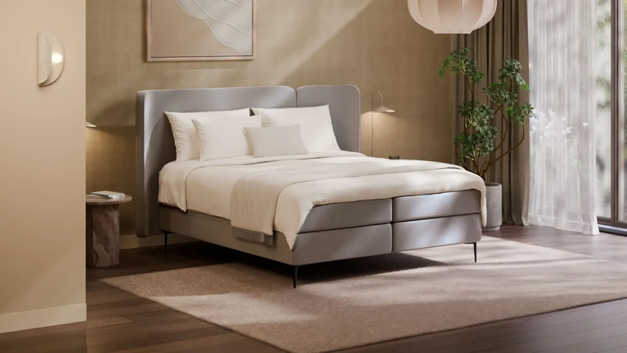 Boxspring Mesa - Warm wool
