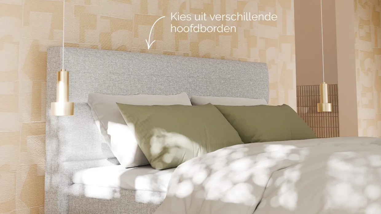 Boxspring Mica - Linen touch
