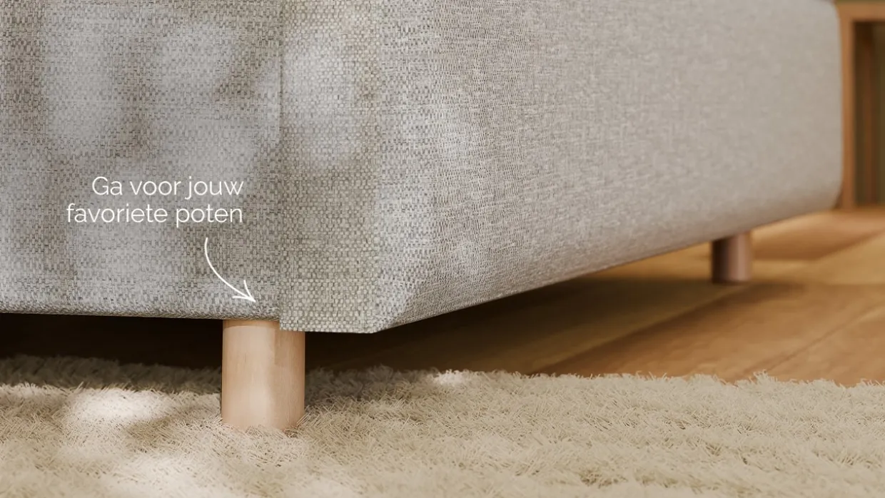 Boxspring Mica - Linen touch
