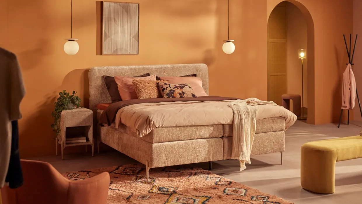 Boxspring Quartz - Velvet motif