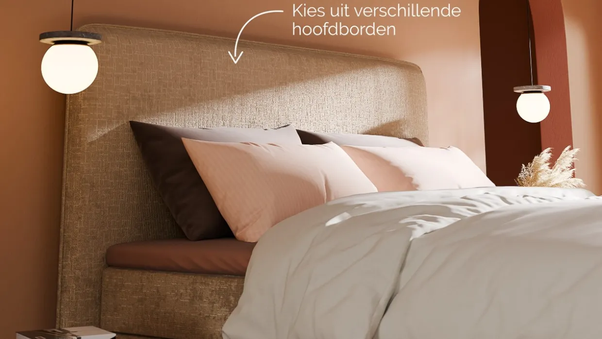 Boxspring Quartz - Velvet motif