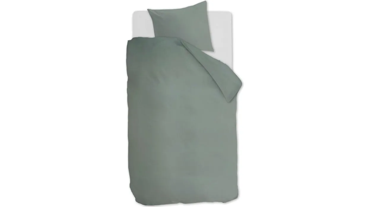 Dekbedovertrek Cotton Uni Green
