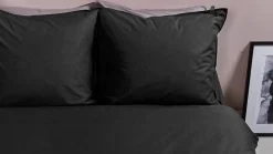 Dekbedovertrek Cotton Uni Black