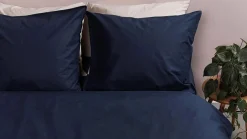 Dekbedovertrek Cotton Uni Dark Blue
