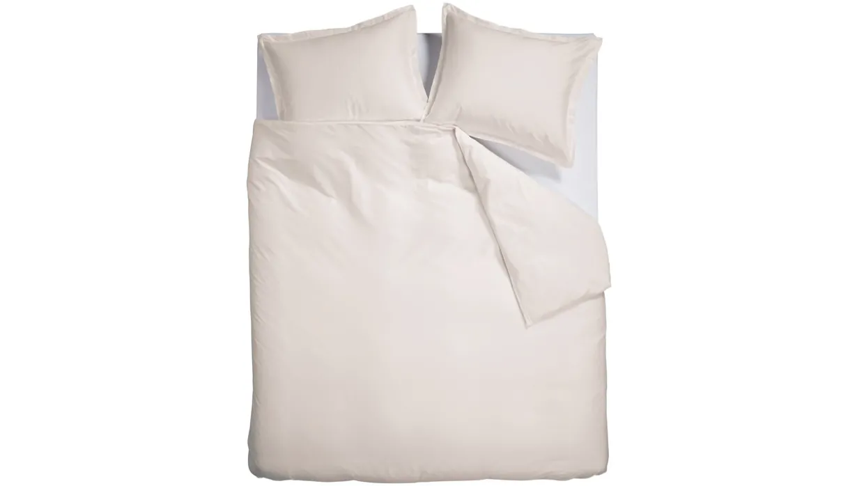 Dekbedovertrek Satin Uni Off-White