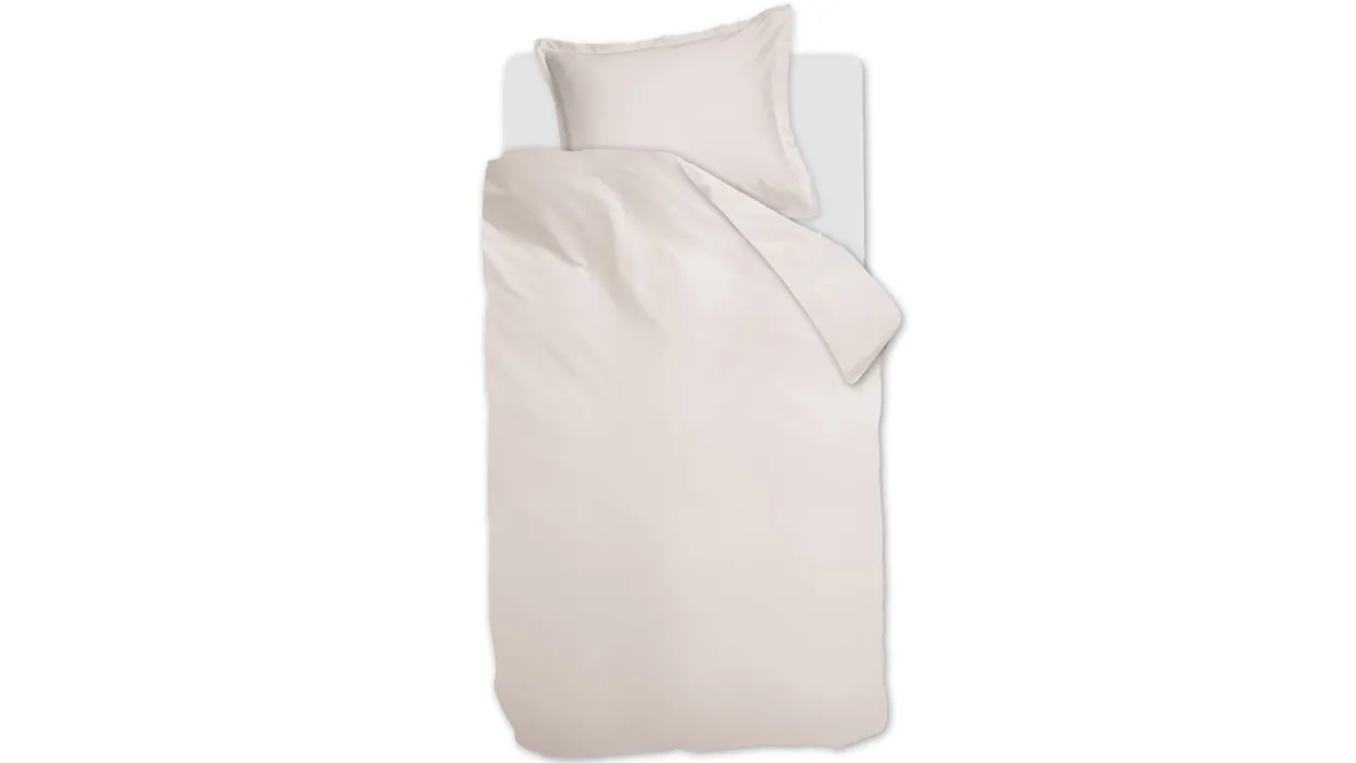 Dekbedovertrek Satin Uni Off-White