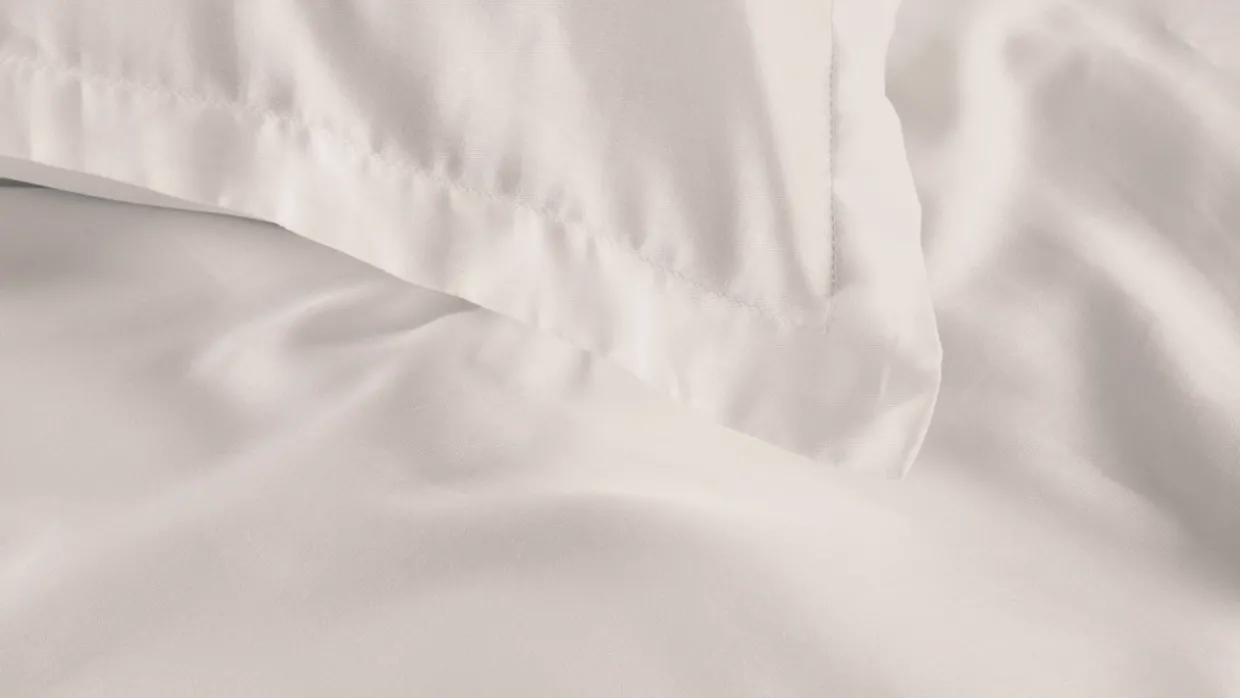 Dekbedovertrek Satin Uni Off-White