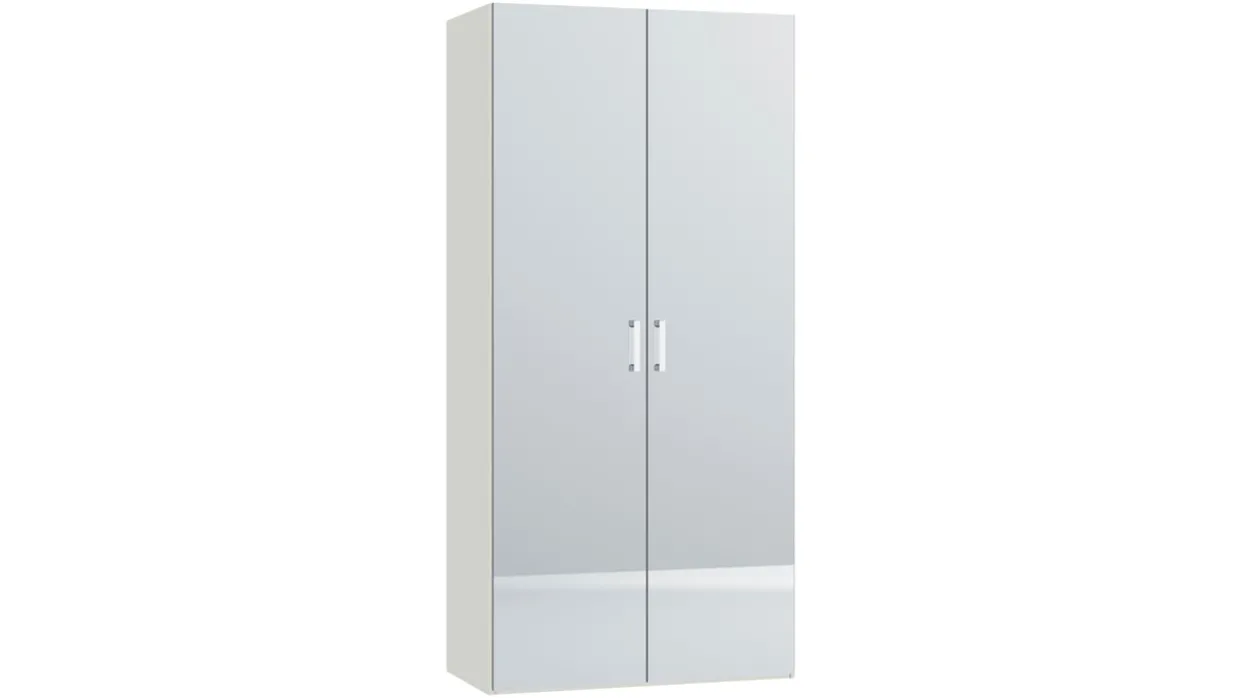 Draaideurkast Compact met spiegeldeuren