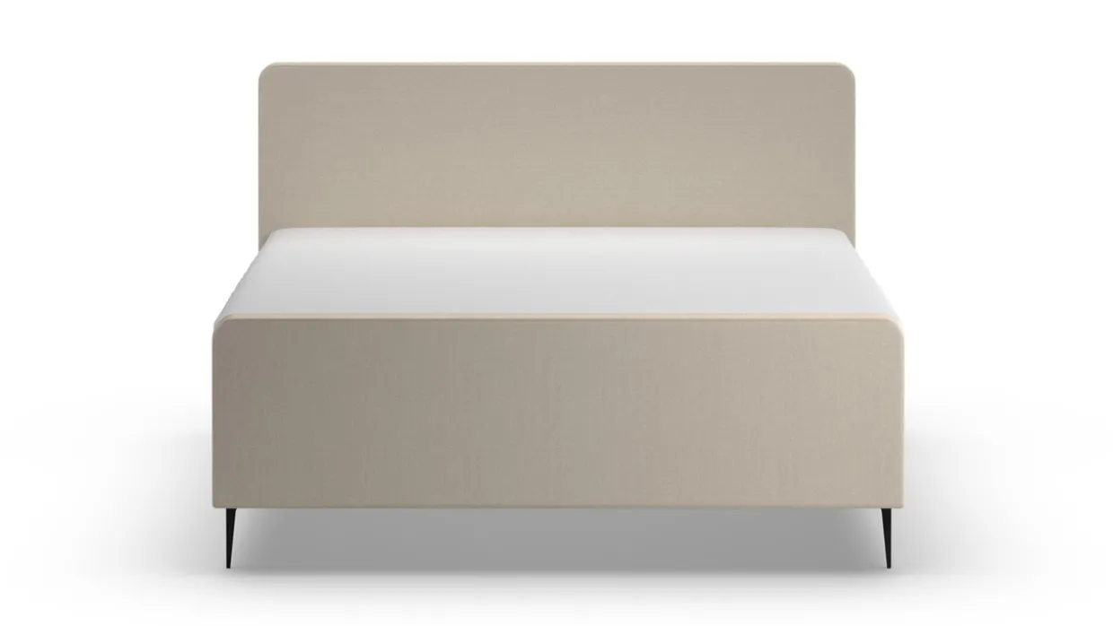 Elektrische boxspring Glade - Natural linen