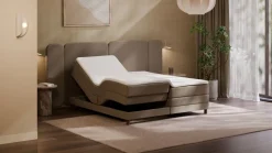 Elektrische boxspring Ridge - Warm wool