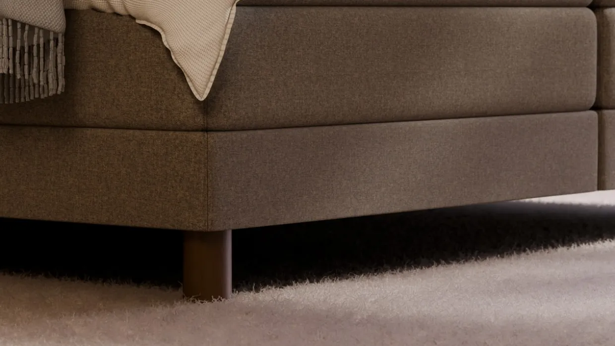 Elektrische boxspring Ridge - Warm wool