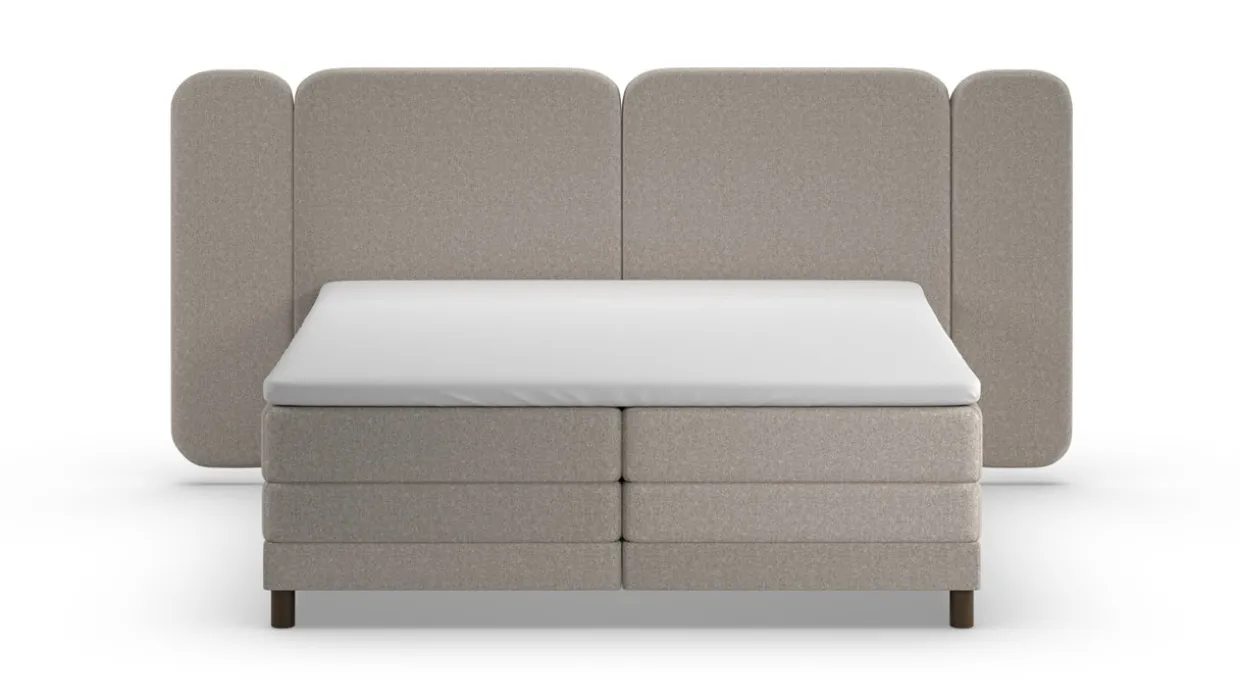 Elektrische boxspring Ridge - Warm wool