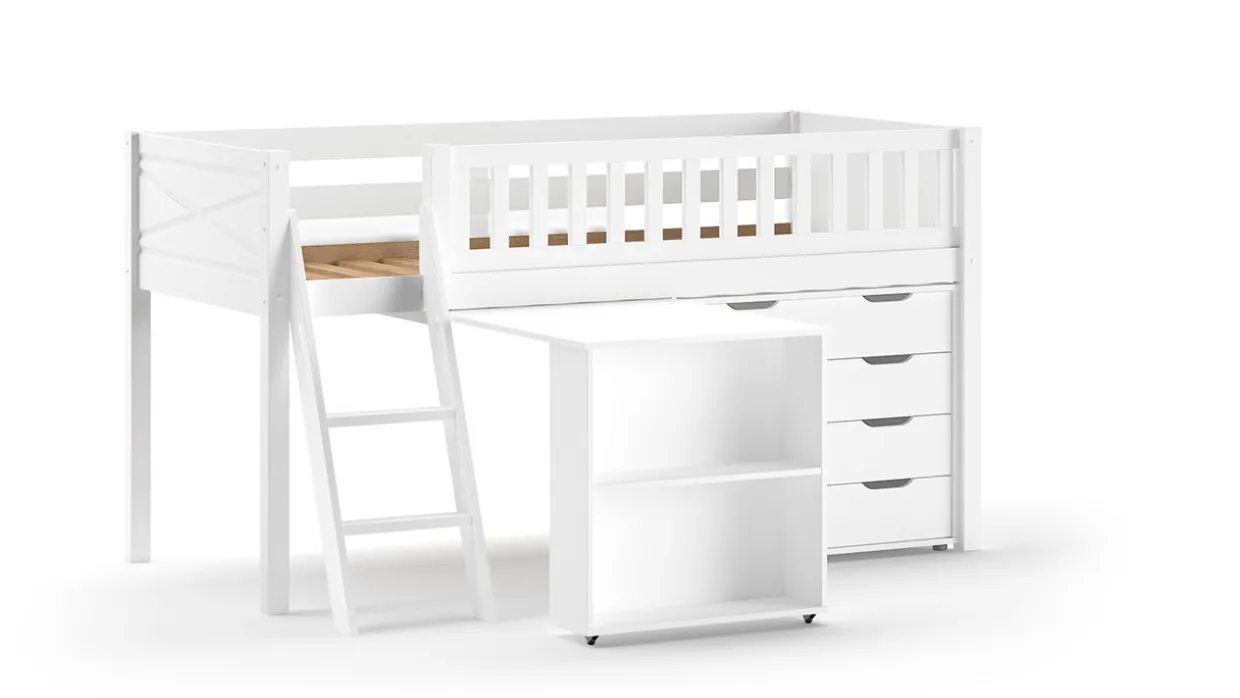 Halfhoogslaper Scott met bureau en commode