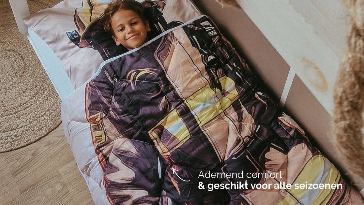 HappyBed (Kids) Brandweer - dekbed zonder overtrek