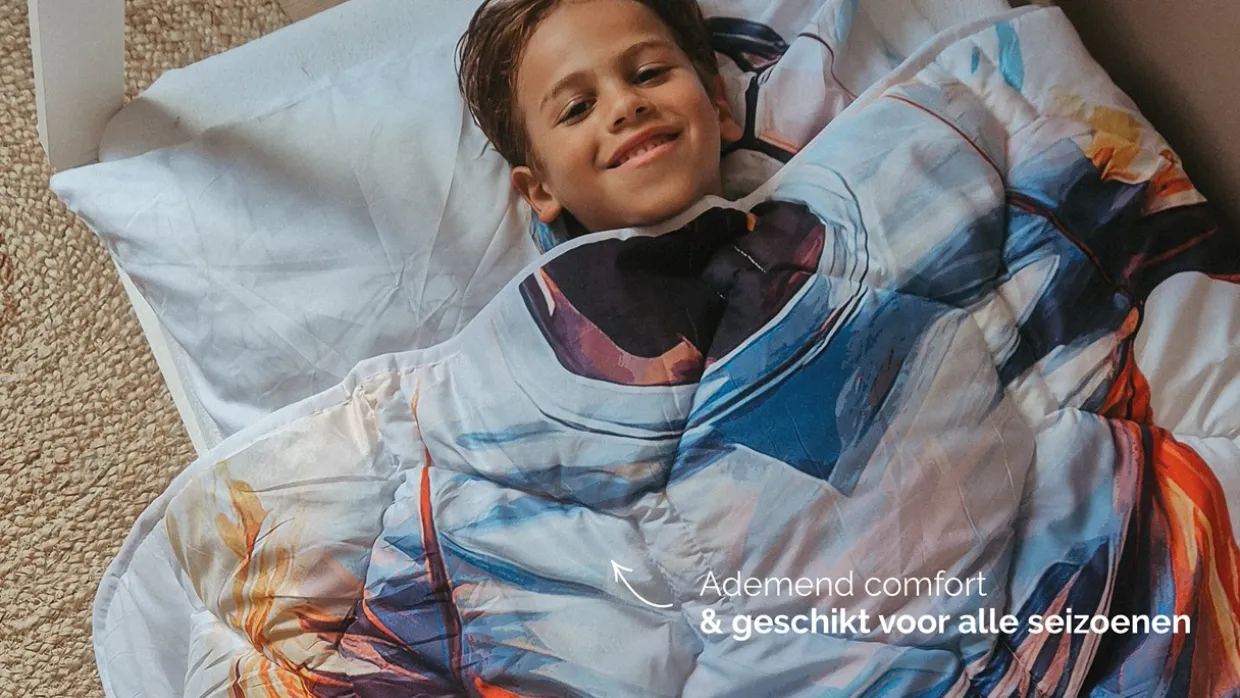 HappyBed (Kids) Voetballer - dekbed zonder overtrek