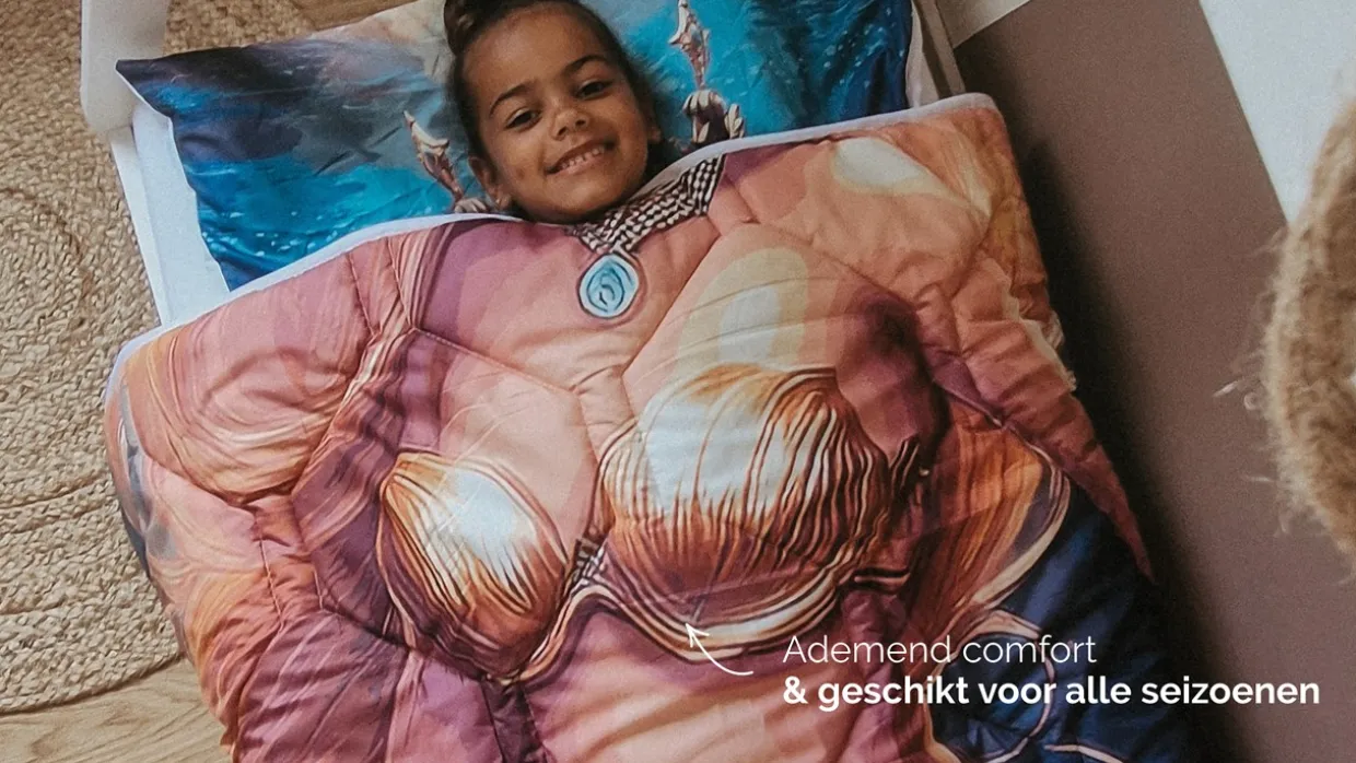 HappyBed (Kids) Zeemeermin - dekbed zonder overtrek
