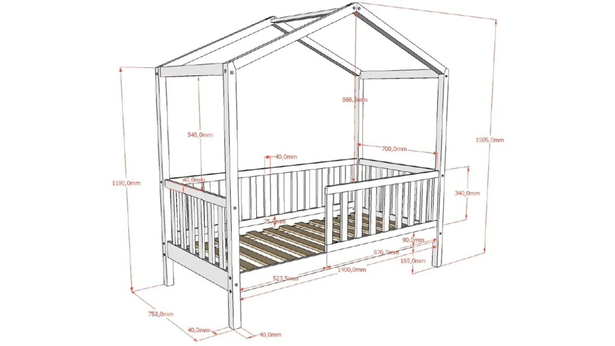 Huisbed Peuter Dallas