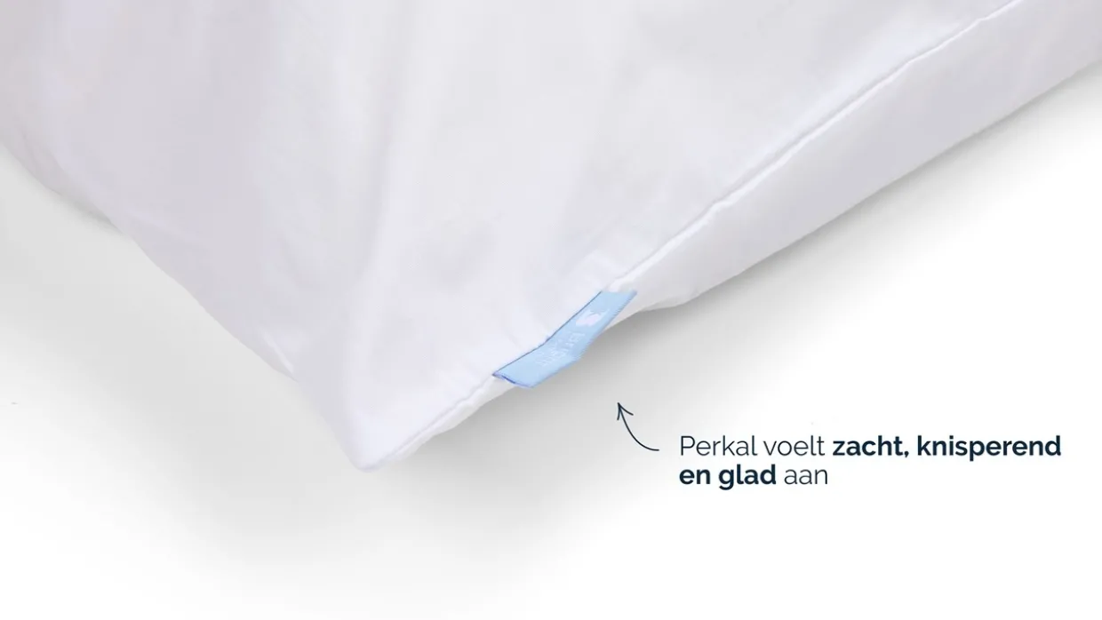 Kussensloop B Bright Perkal (set van 2 stuks)