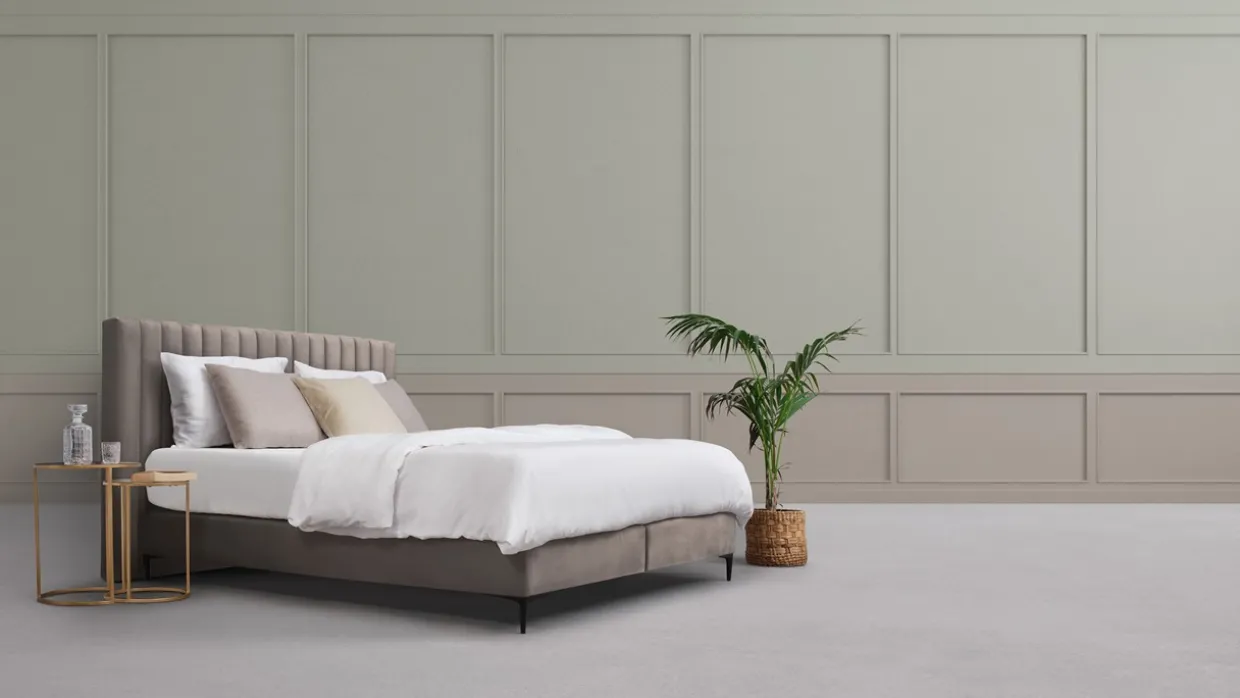 Matt Sleeps Boxspring Velvet stroken met matras Matt