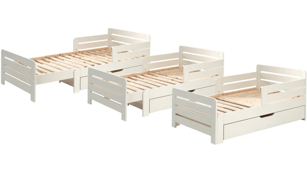 Meegroeibed Jumper met lade en matras 140+60cm