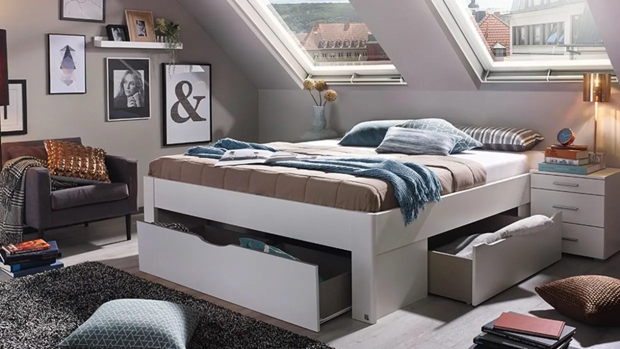 Opbergbed Butiken met 3 laden