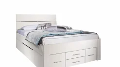 Opbergbed Butiken met hoofdbord en 6 laden