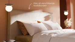 Opbergbed Morgan - Linen touch