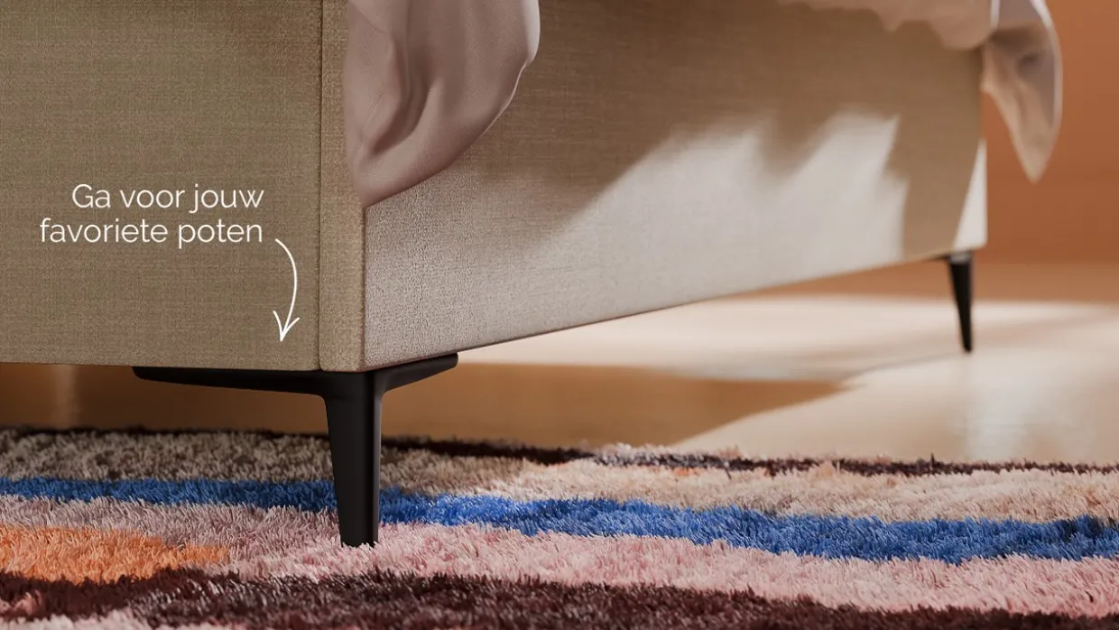 Opbergbed Morgan - Pure touch