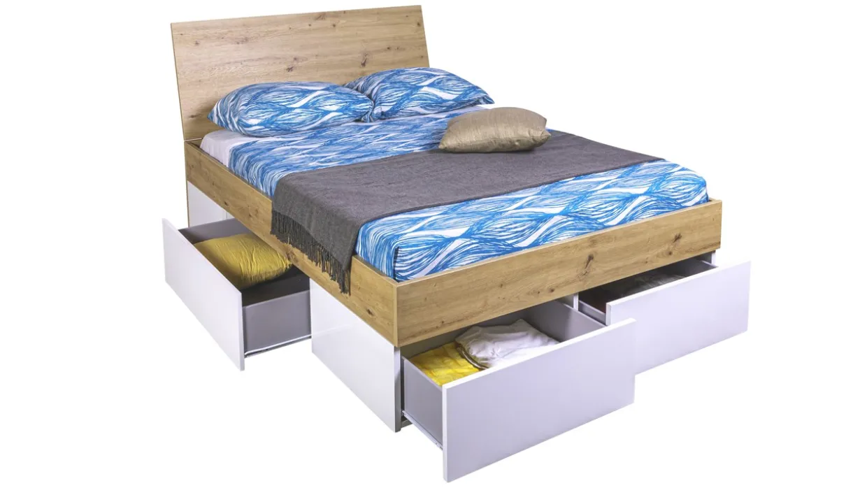Opbergbed Mundi met laden