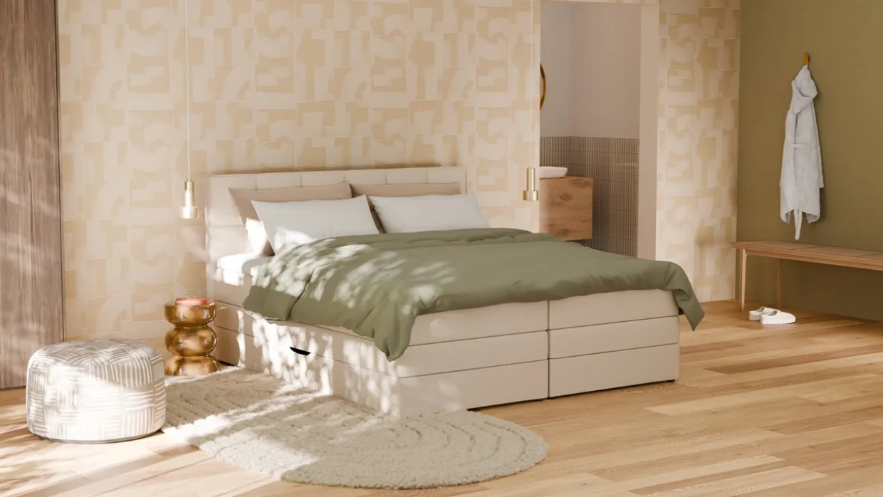 Opbergboxspring Jade - Bold touch