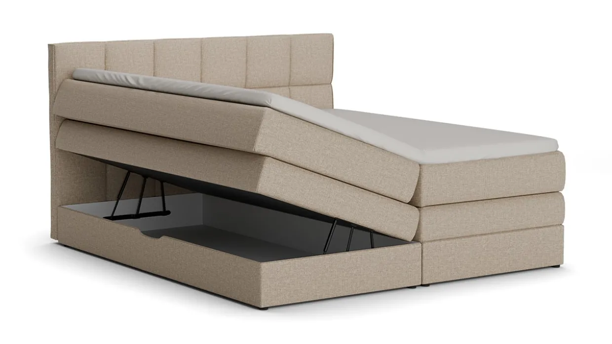 Opbergboxspring Jade - Linen touch