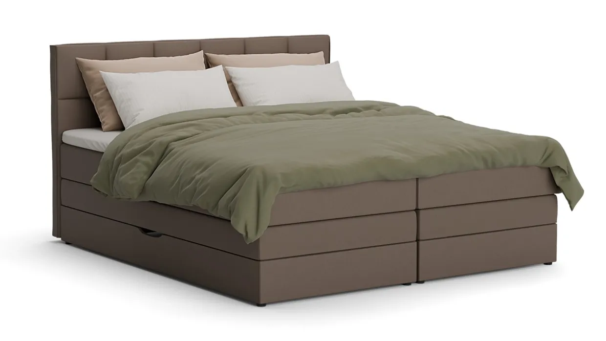 Opbergboxspring Jade - Matte leather